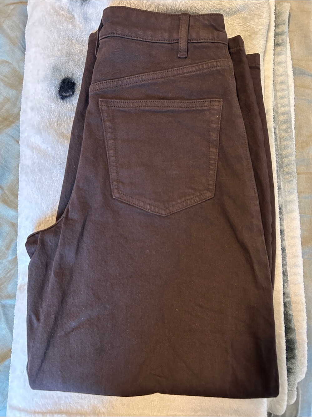 RW&CO. Barrel jeans in dark brown